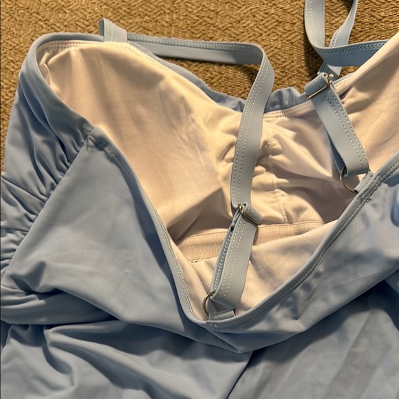 NWOT Light Blue Tankini Swimsuit Size 2XL - Picture 6 of 10